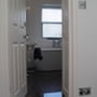 picture of a bathroom with slate floor created by the conversion of a loft in putney, south west london