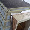 tile battens erected on a roof by armaillo, a london building firm